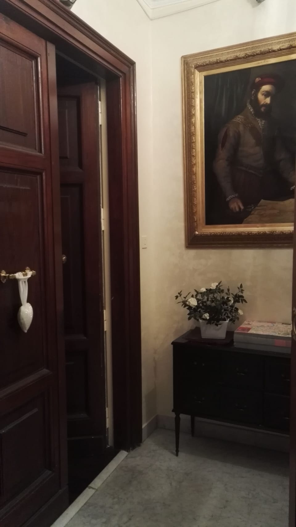 Interior entrance