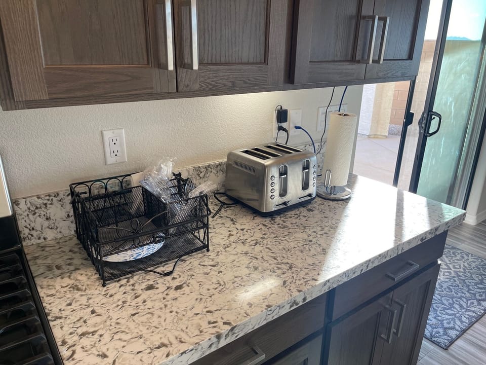 We try and keep some paper plates and such around to make it easy for guests.