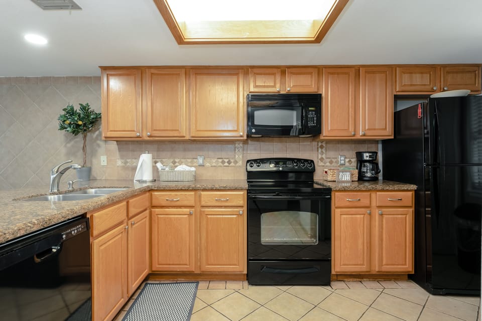 Cook like you're at home - but on the beach! Our kitchen is filled with light, and usually laughter. Make it your own while you're here.