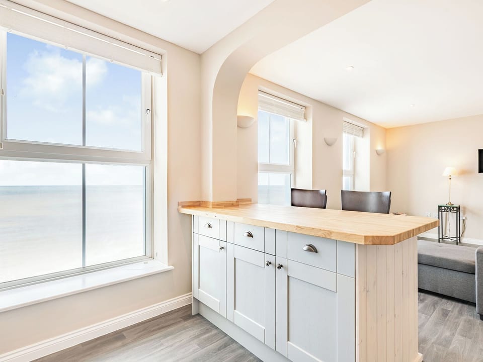 Open plan living space | The Roost - Above No. 1 Cromer Apartments, Cromer