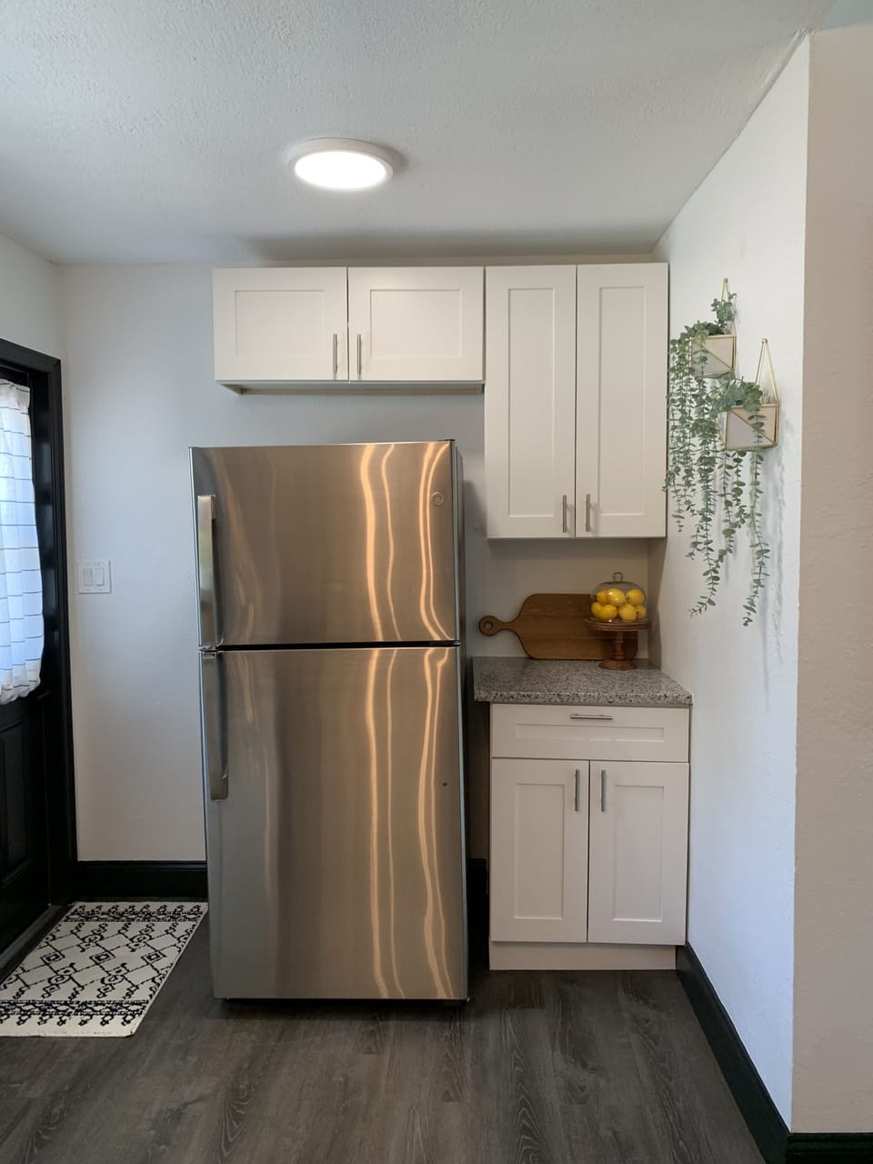 kitchen is well stocked with mint&  matching - everything needed to dine & host