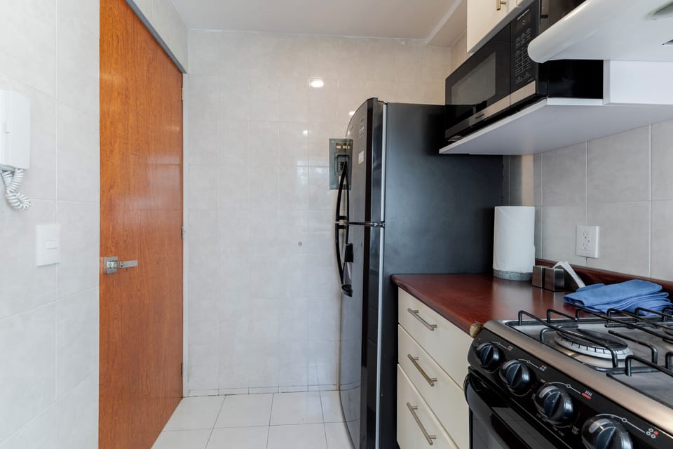 Kitchen equipped for all your cooking needs.


