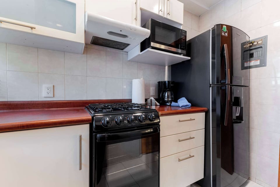 Microwave, oven, and more at your fingertips.


