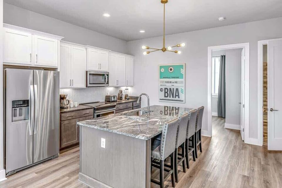 Perfect place to prepare meals—our kitchen is spacious and fully stocked.
