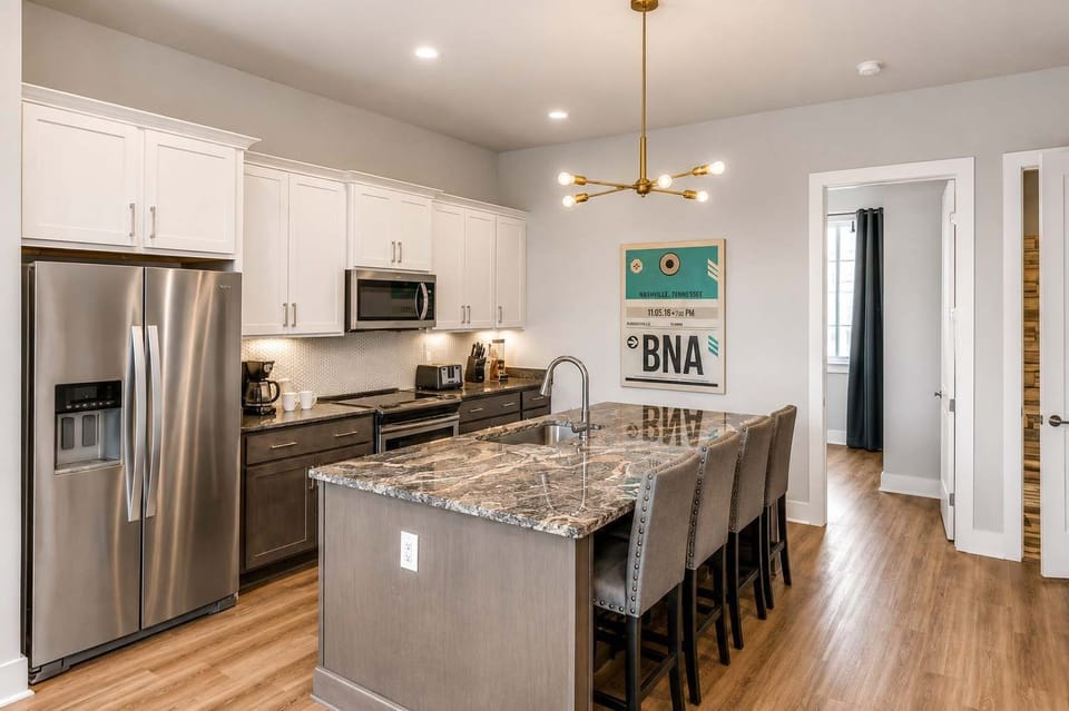 Perfect place to prepare meals—our kitchen is spacious and fully stocked.