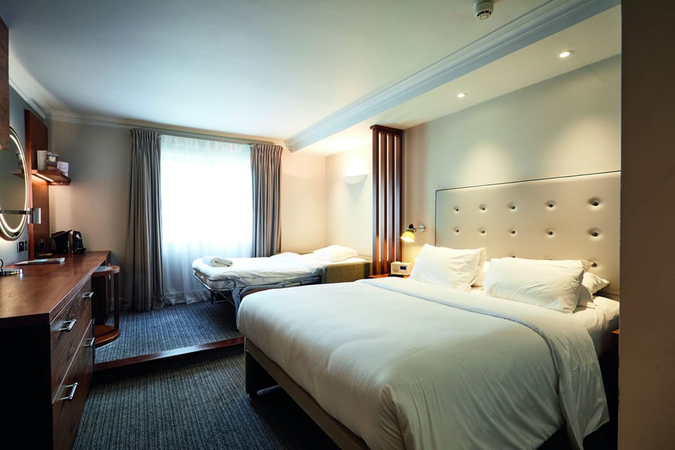 Family Double Room, 1 Double Bed with Sofa bed | Premium bedding, desk, laptop workspace, iron/ironing board