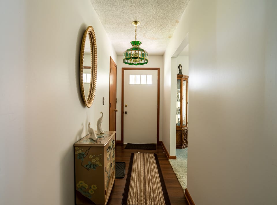 hallway to front door