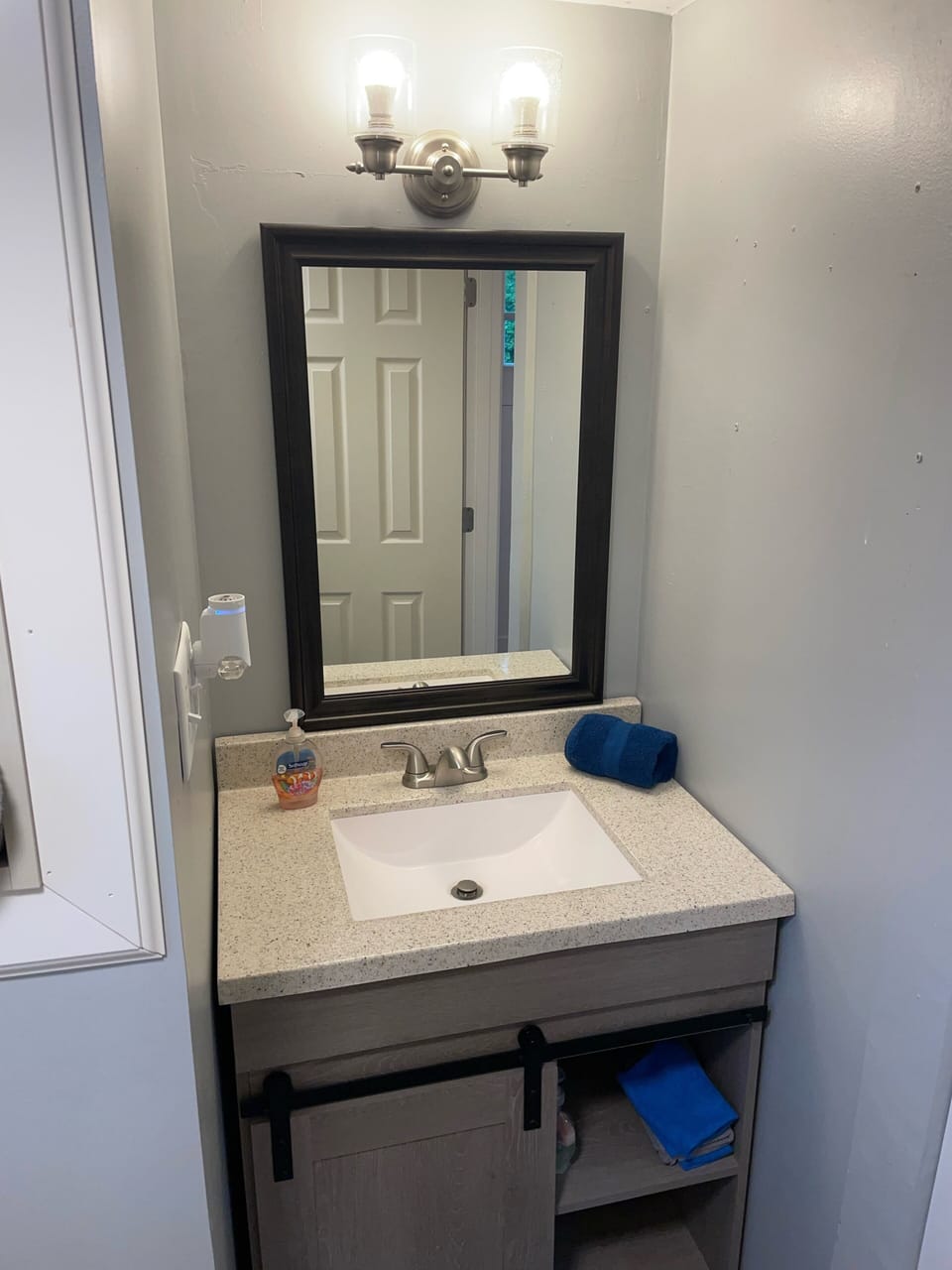 Main bathroom sink
