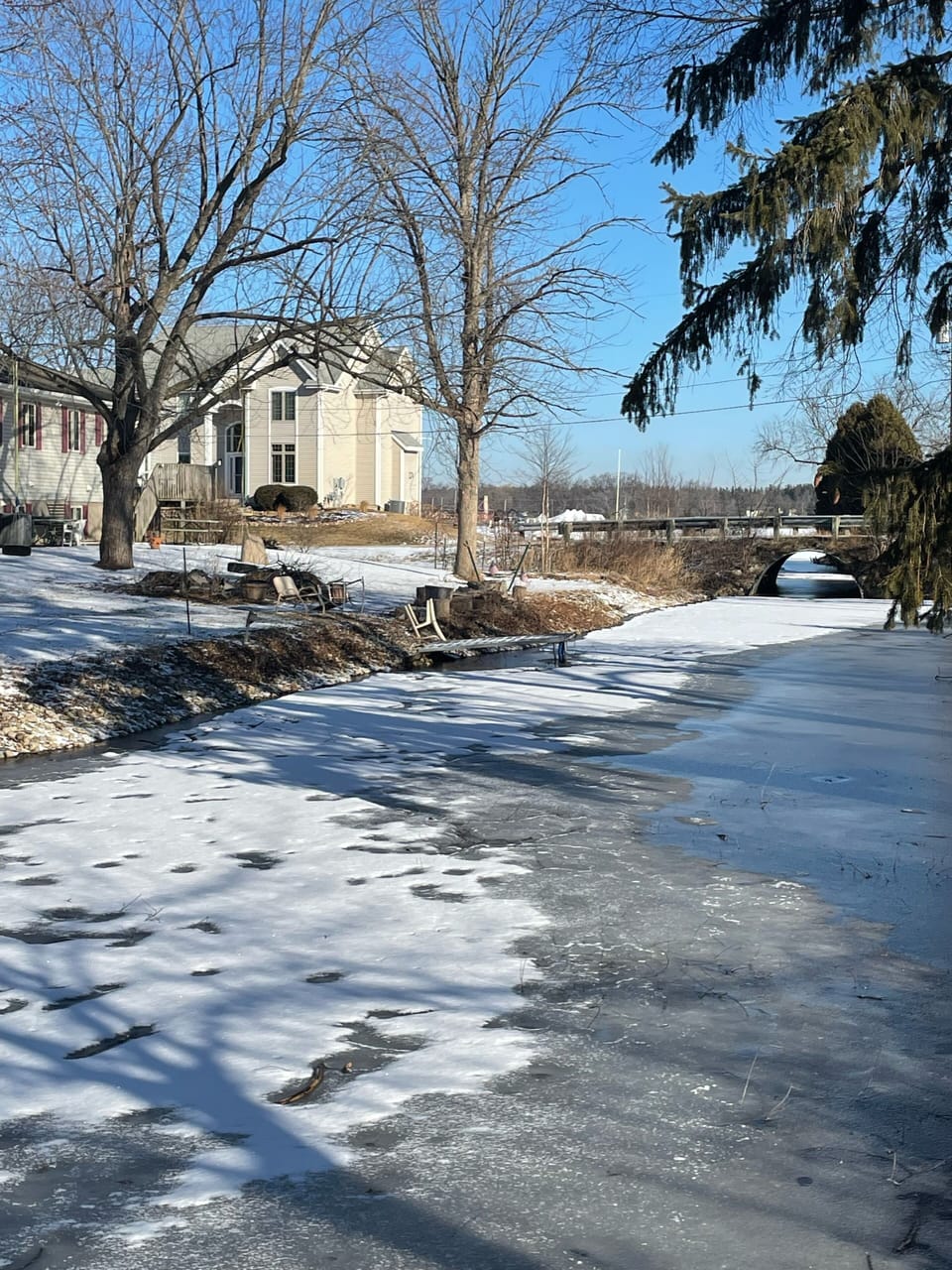 Ice Skate on the Canal (View from Pier)