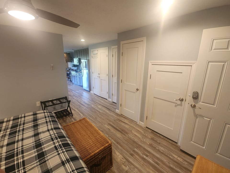 King Bedroom Hallway to Living Room & Kitchen