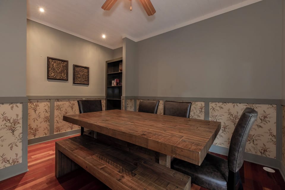 Main floor enclosed dining room