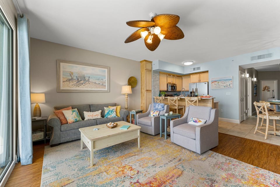 Additional sleeping area when sleeper sofa utilized.