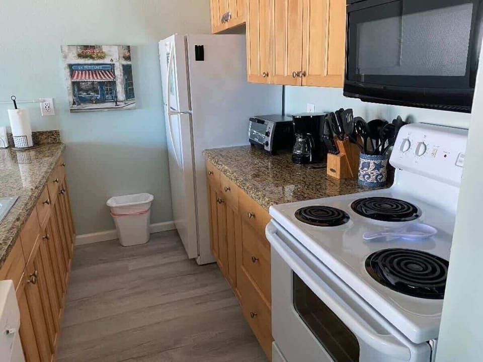 A full kitchen for your culinary adventures.