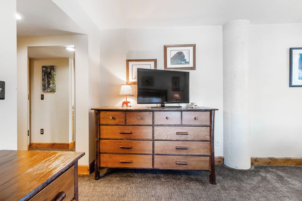 Primary Bedroom Entertainment and Dresser