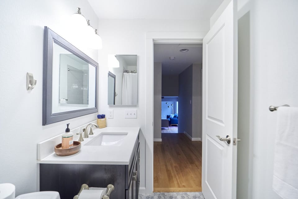 Clean and updated bathrooms. 