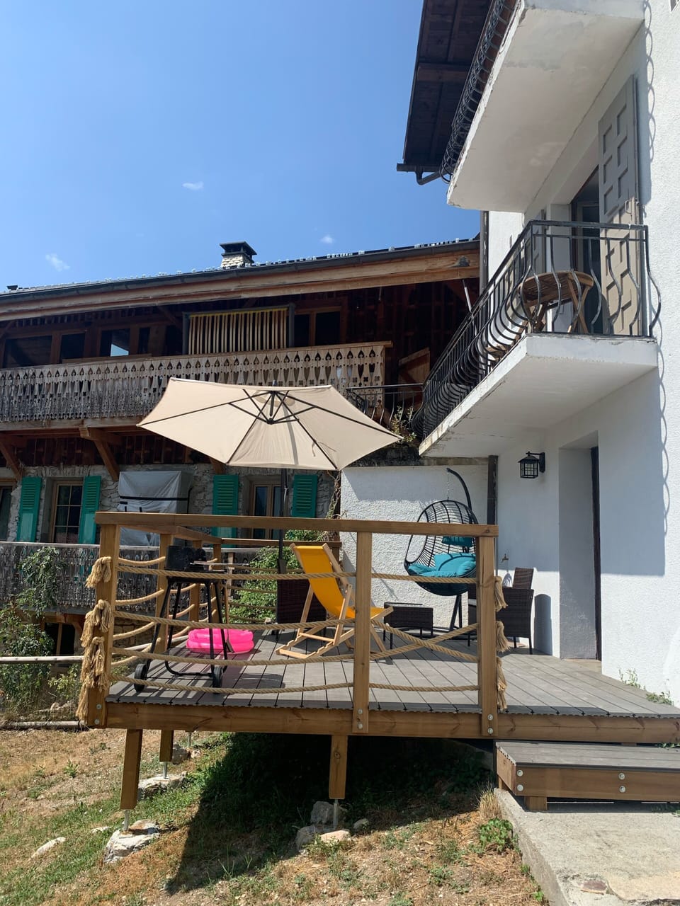 Outdoor decking area 