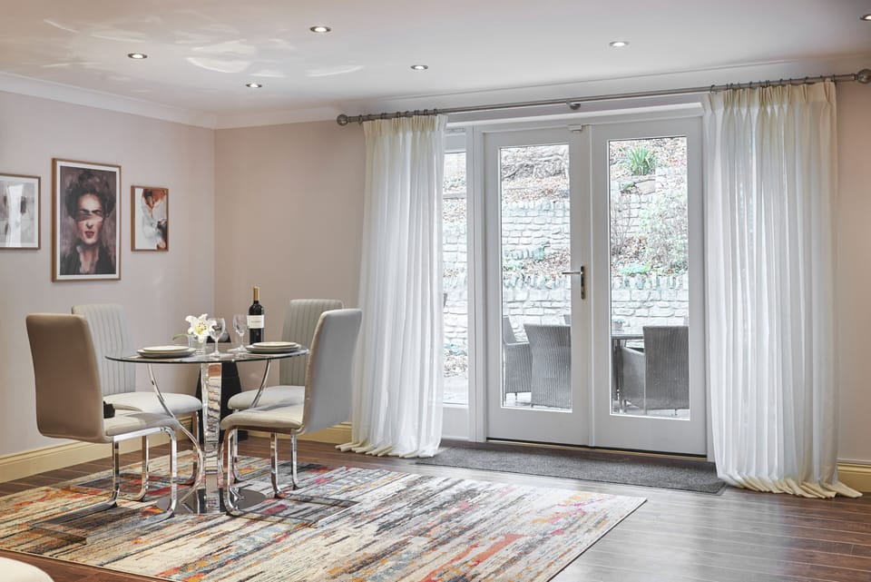 Large Dining area and outdoor access.