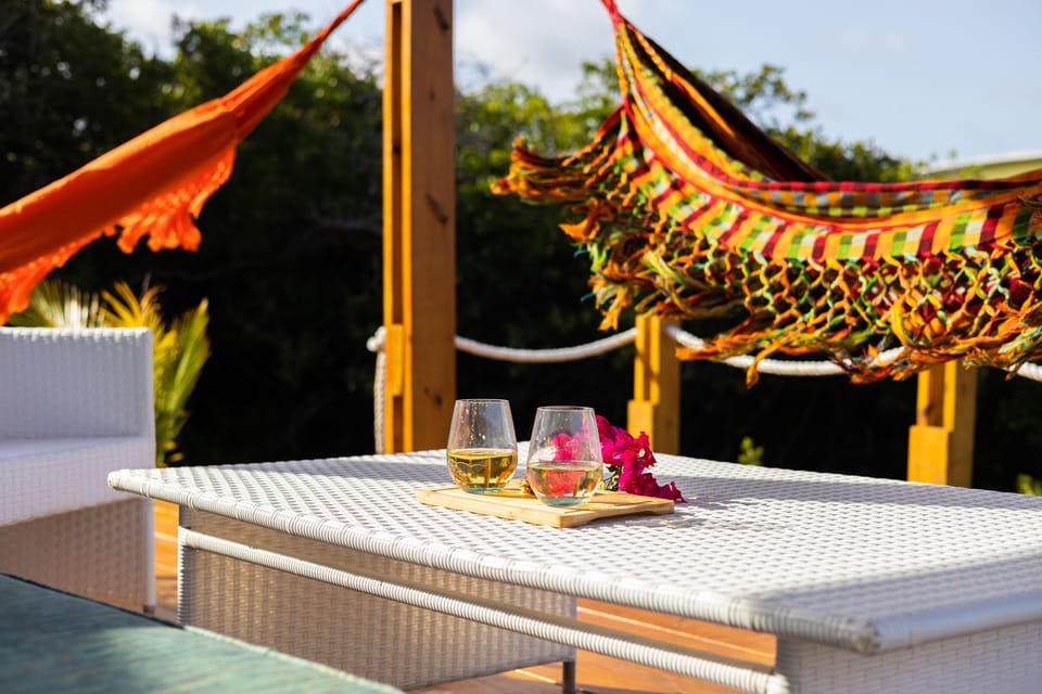 Happy hour at sunset.