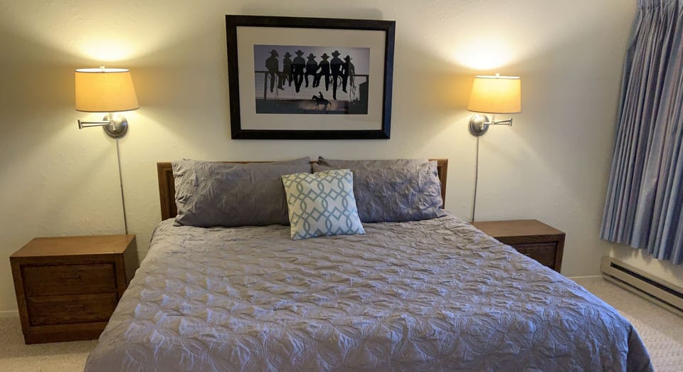 King bed in master suite