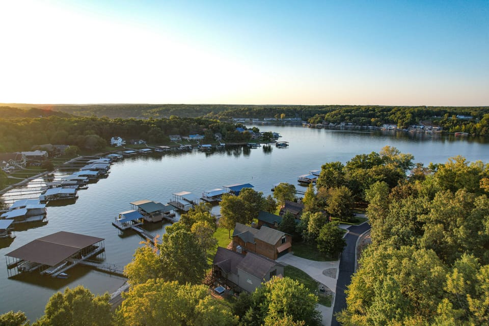 Aerial View of Elk Lodge & Cove Area
