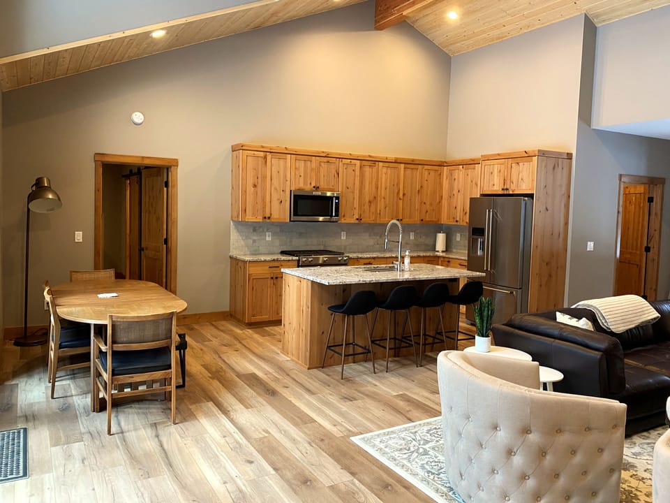 Dining and kitchen