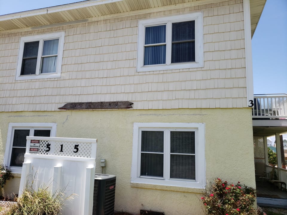The front of the building with the address on it 4 sea monkeys.