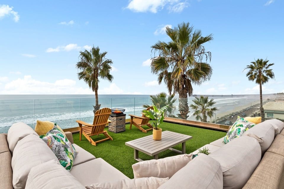 Blue Skies & Water Views from Your Own Private Rooftop Deck