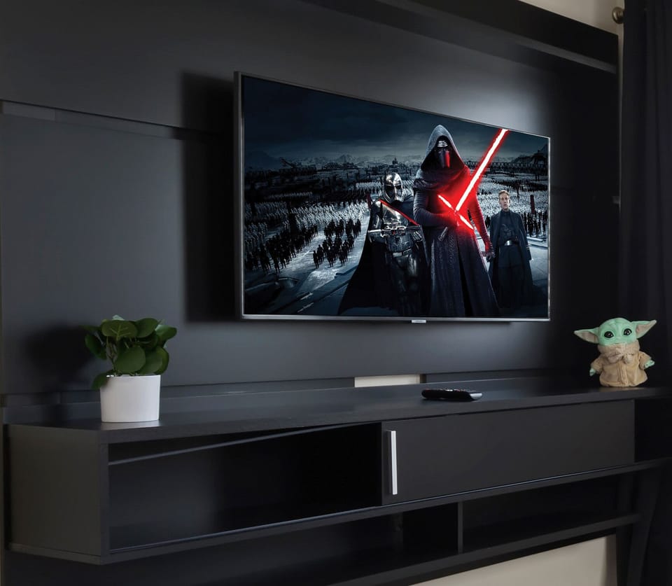 Large smart TV