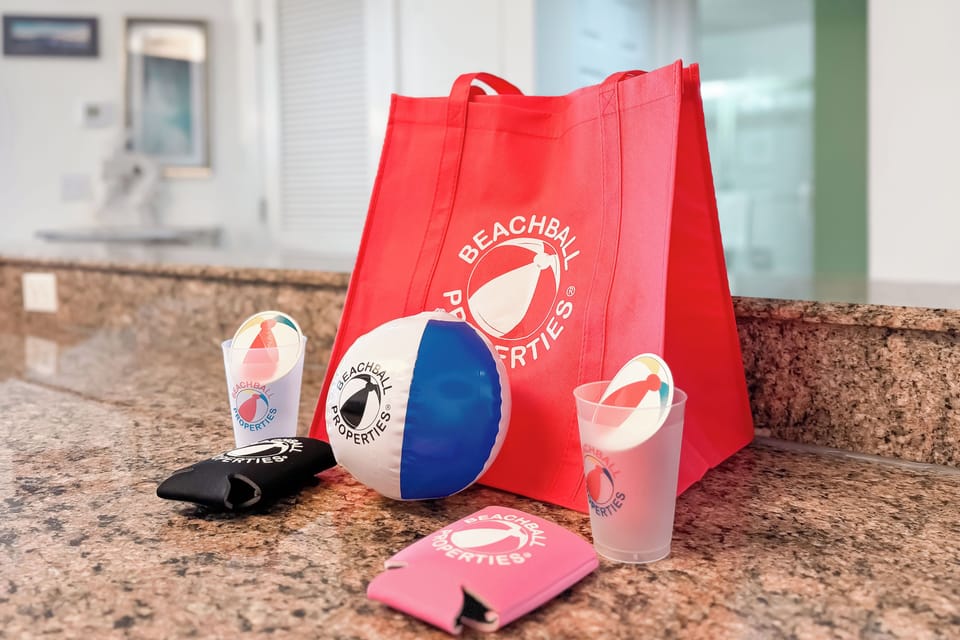 Beachball swag bag!