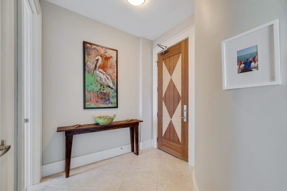 Embracing coastal charm with thoughtfully selected decor.