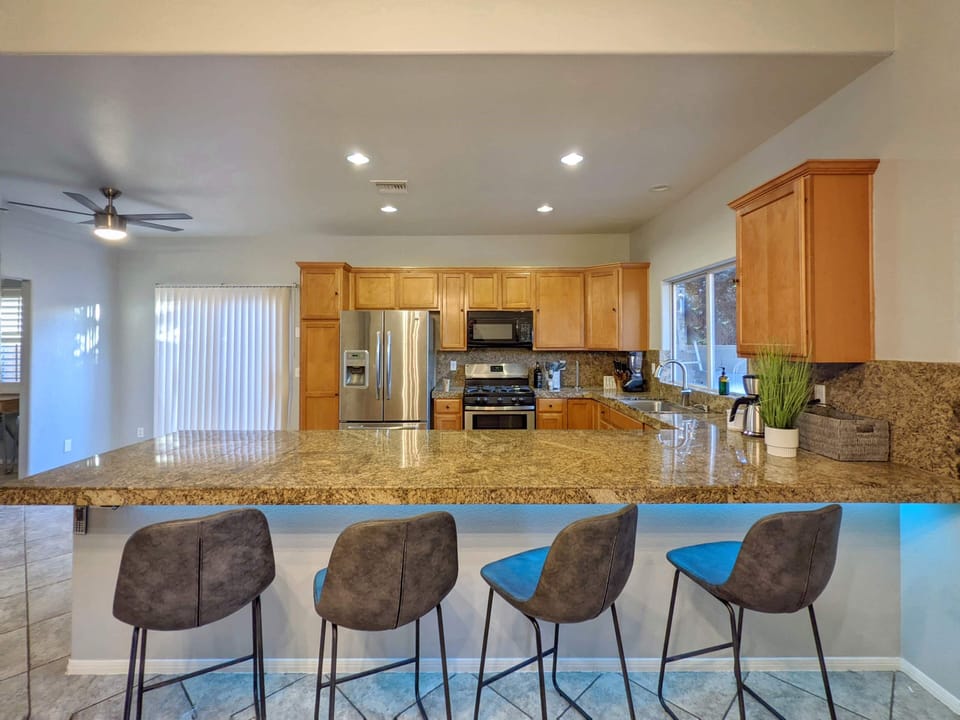 Big kitchen with tons of counter space