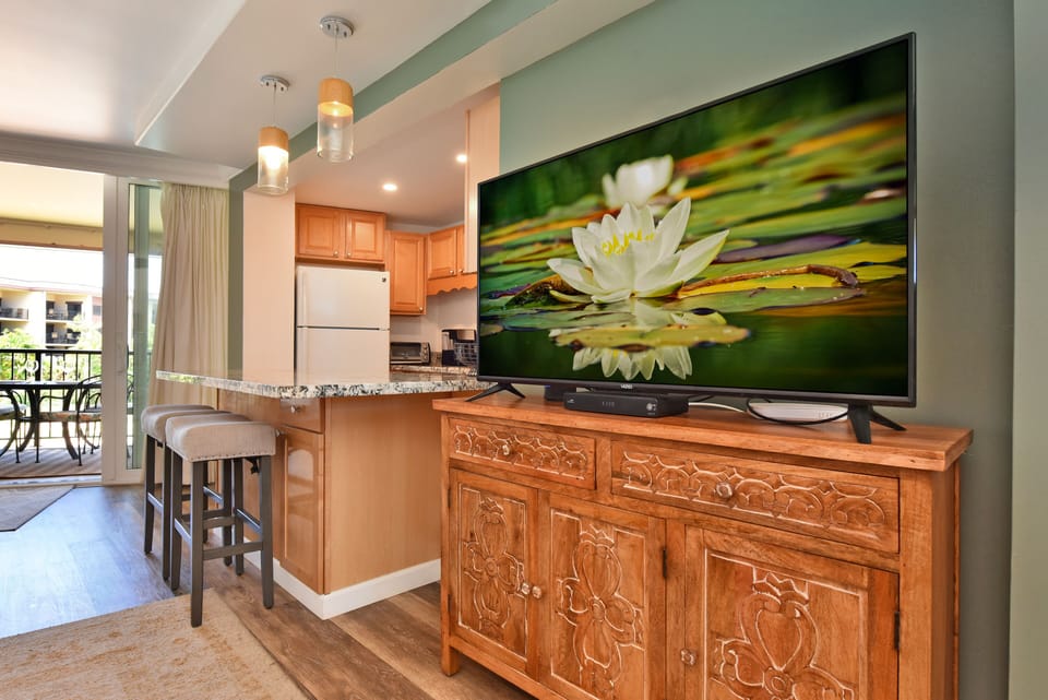 Large flat screen TV