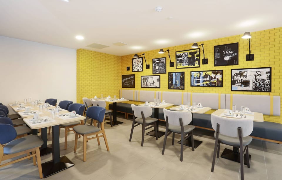Hungry? Enjoy a delicious meal at the on-site restaurant.