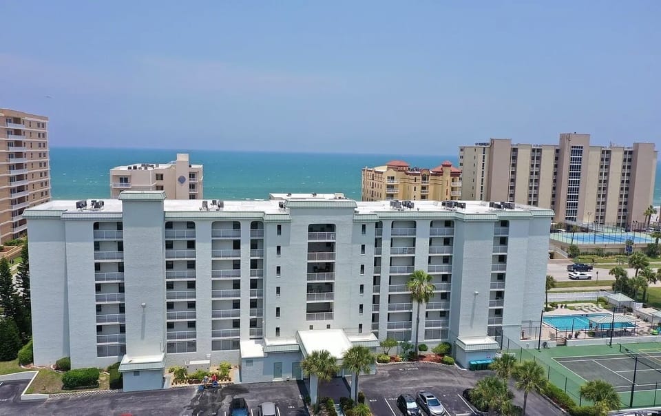 Directly across the street from the beach