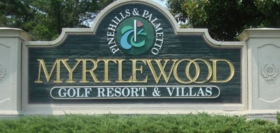 We are right on the golf course! 