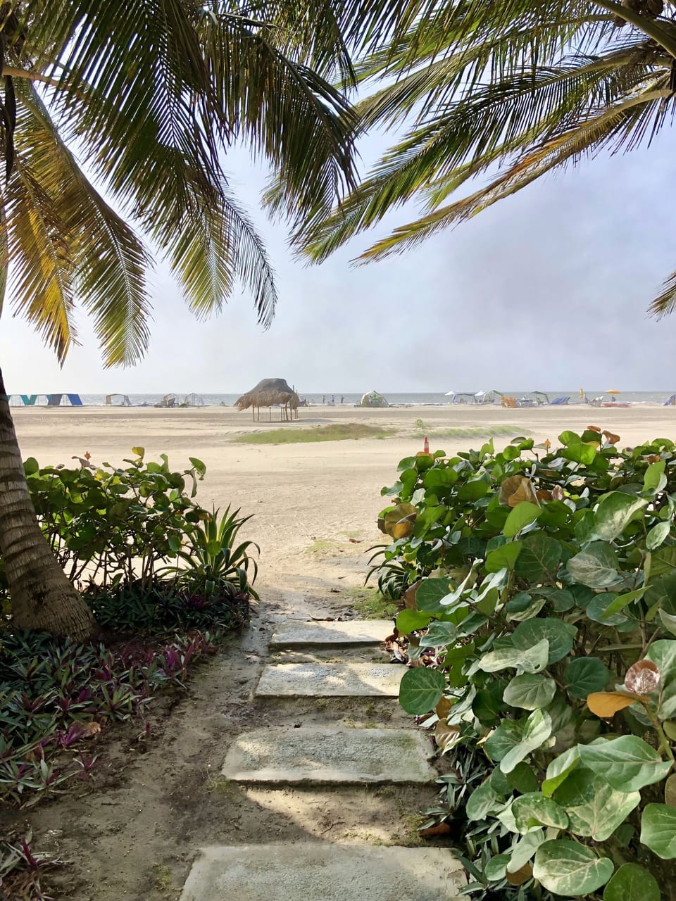 Direct access from building to beach