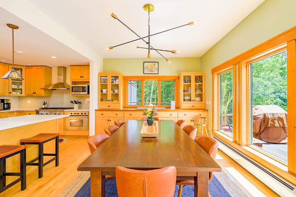 Main floor dining room off kitchen