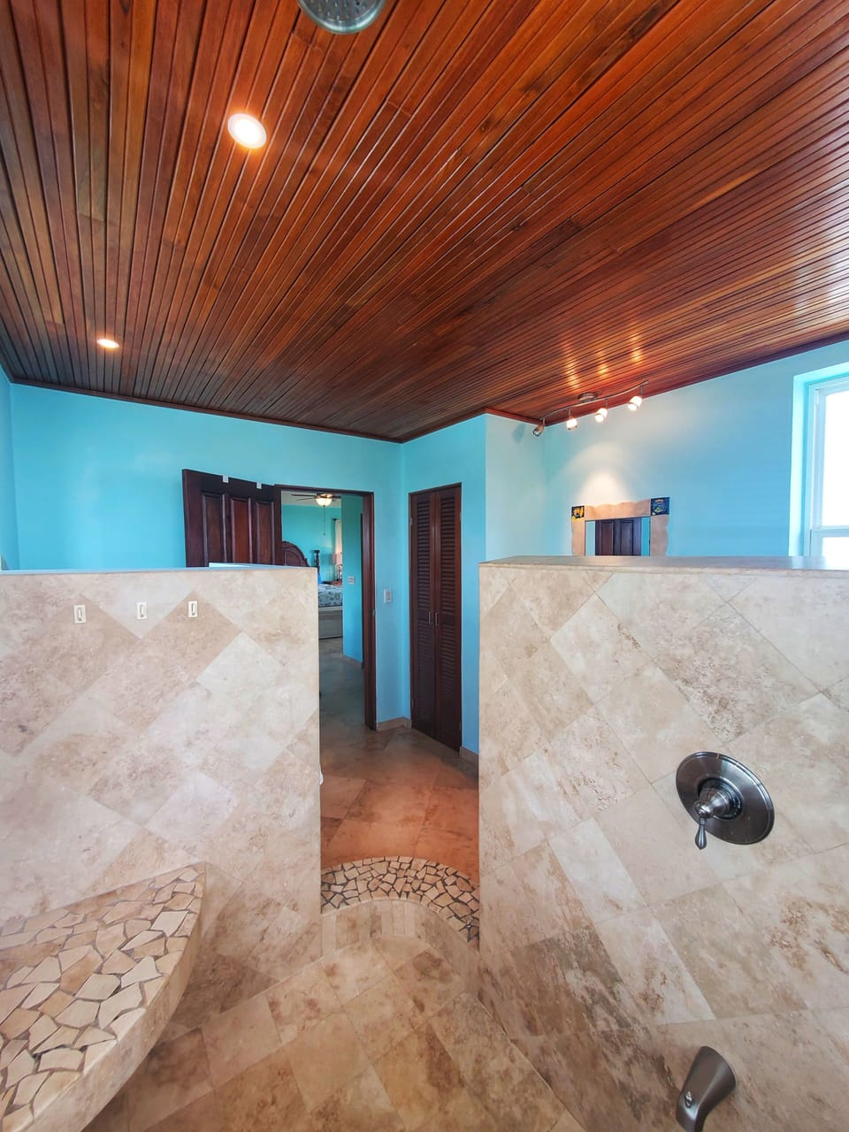 Villa, Private Pool, Beachfront | Bathroom shower