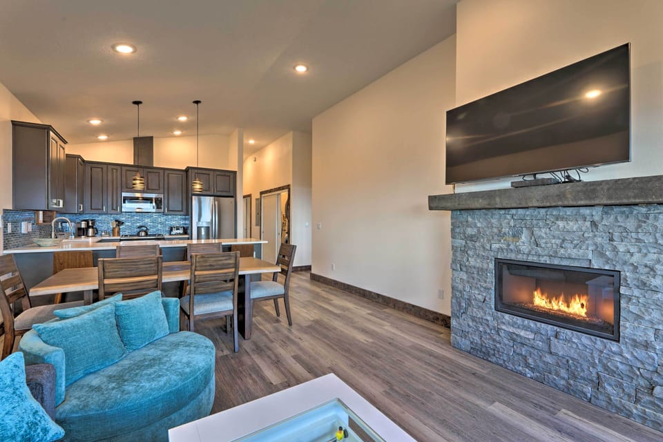 Living Room | Sleeper Sofa | Electric Fireplace