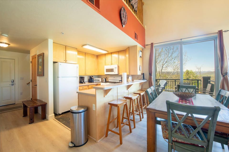 Clean and spacious kitchen stocked with everything you need