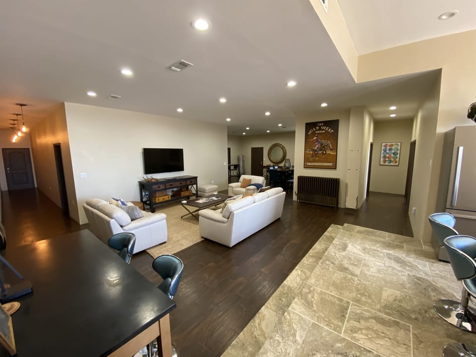 Take advantage of this designated work area while still being in the vicinity of your people.