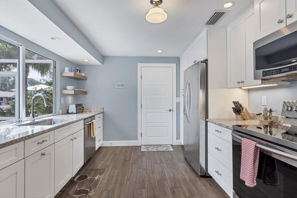 Bright and open kitchen
