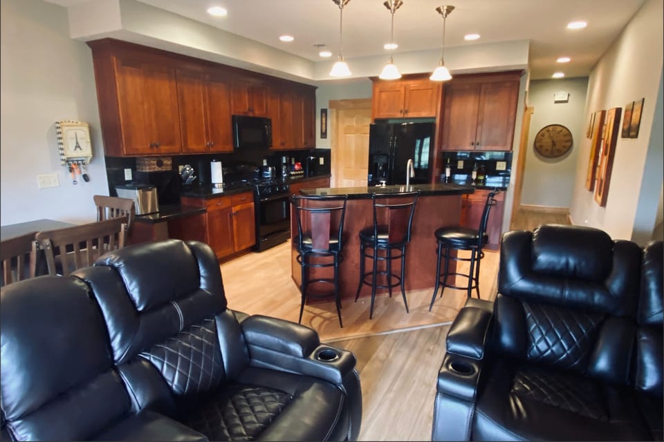 Kitchen From Living Room