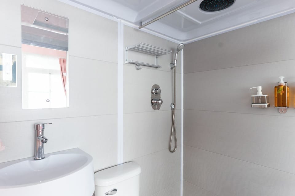 Standard Double Room | Bathroom | Free toiletries, hair dryer
