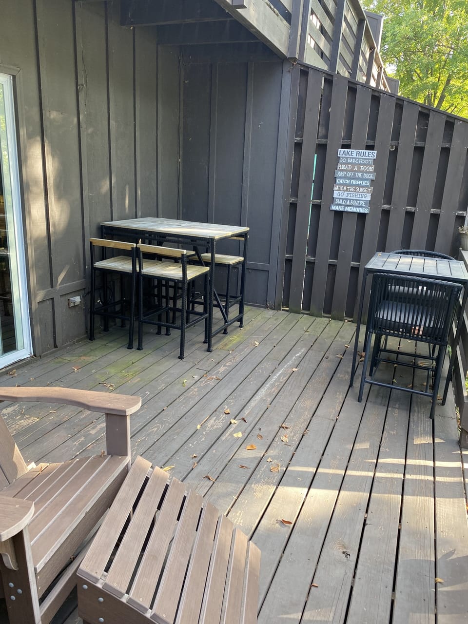 Outdoor dining