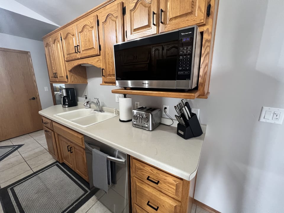 Fully loaded kitchen.