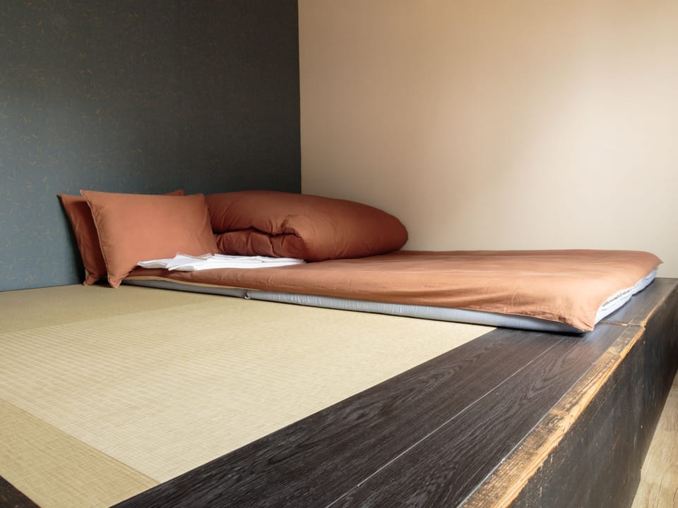 Japanese-Style Double Room with Private Bathroom | Down comforters, iron/ironing board, free WiFi, bed sheets