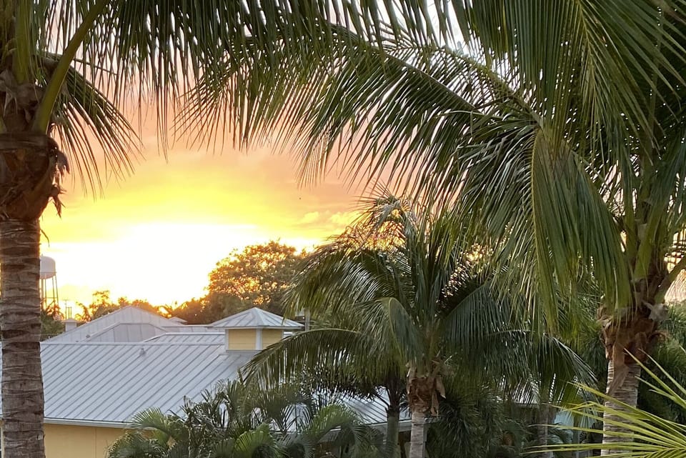 Sunrise from the Master Deck