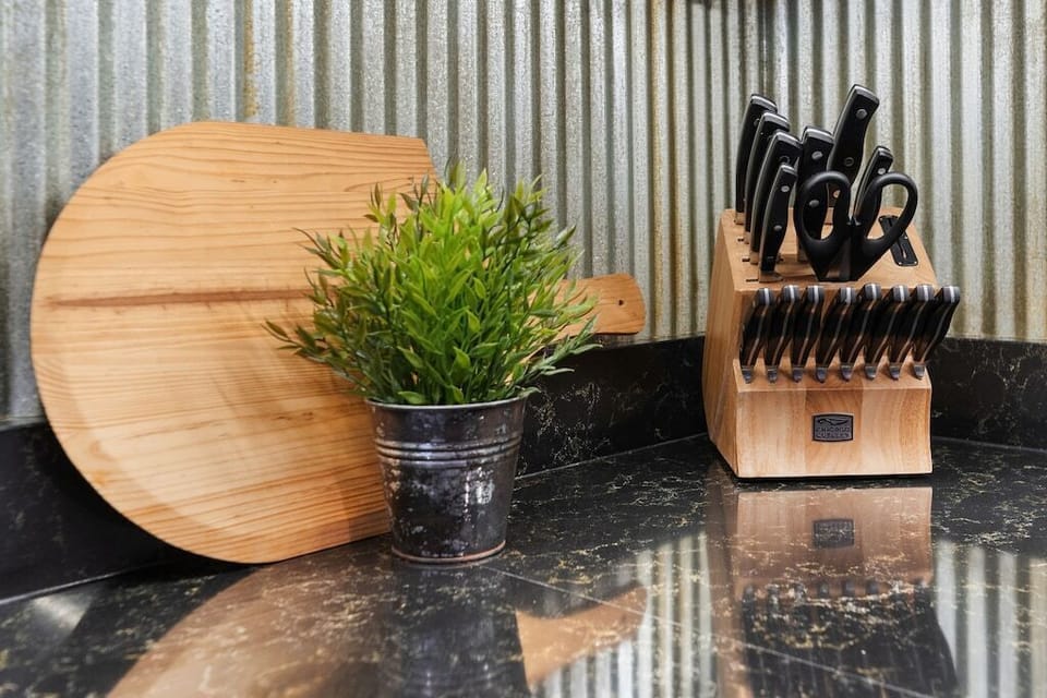Thoughtful kitchen details designed to help you settle in and unwind.