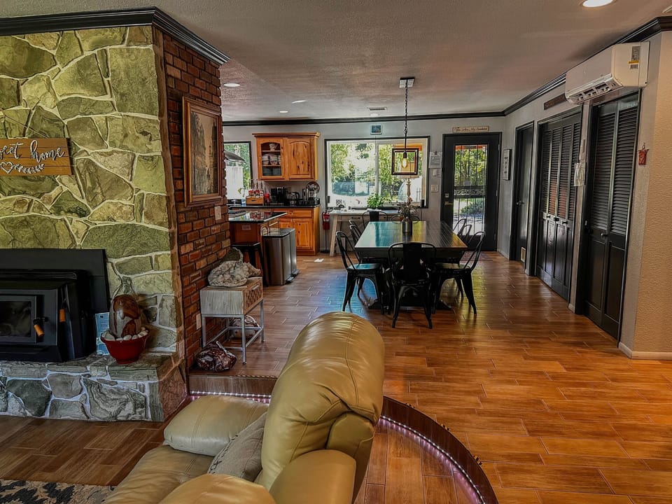 Living Room - open concept to Dining and Kitchen